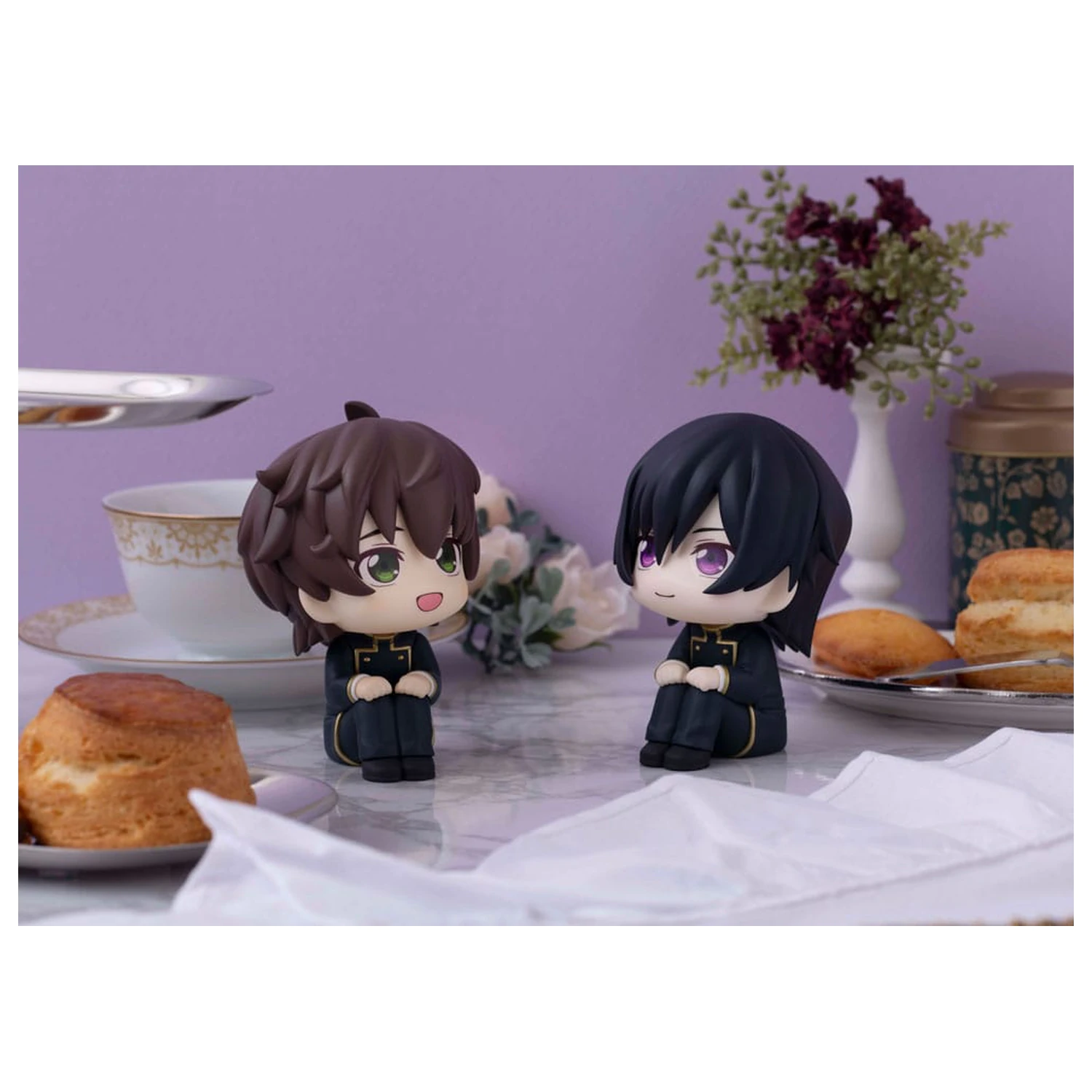 Code Geass Lelouch of the Rebellion Look Up figurki PVC Lelouch Lamperouge i Suzaku Kururugi Zestaw (z prezentem) 11 cm zdjęcie produktu