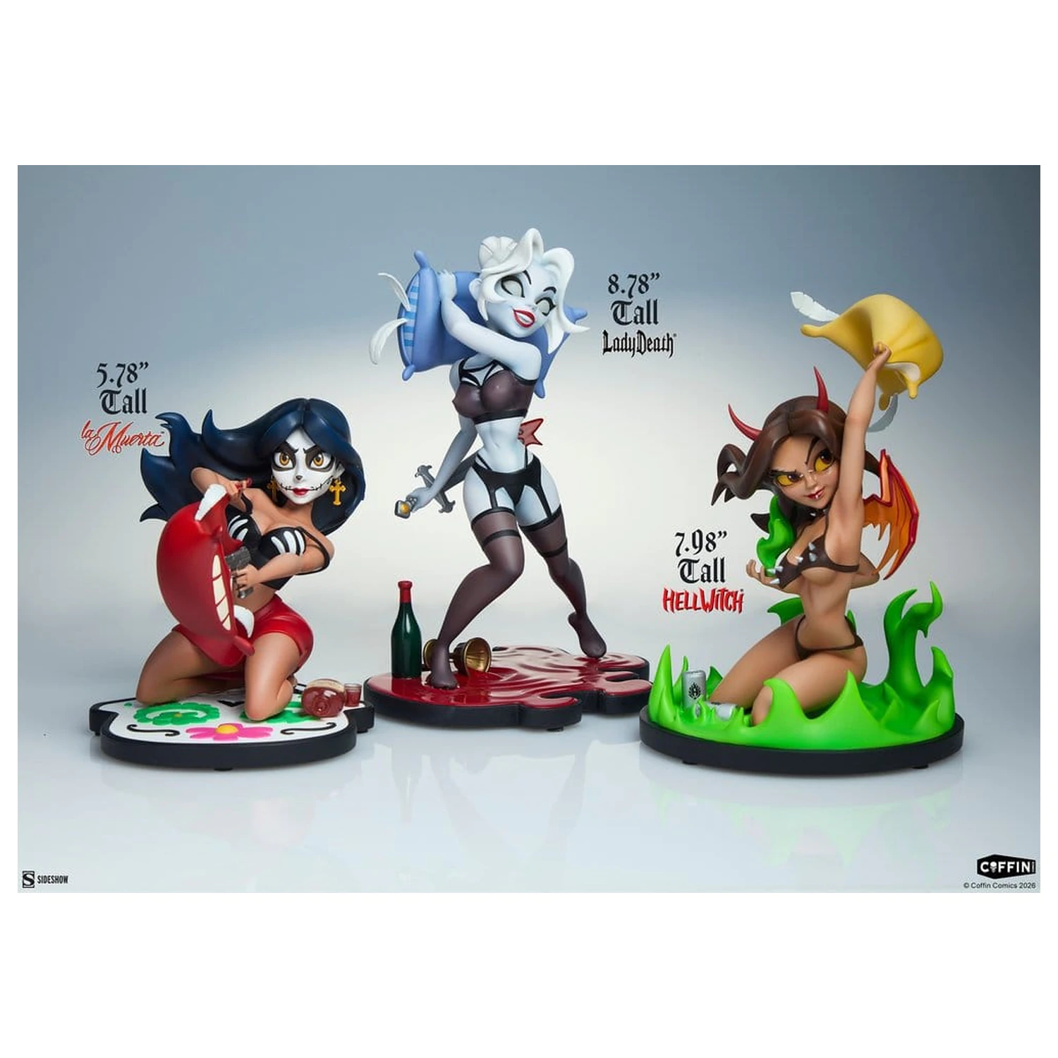 Coffin Comics Designer Statues Set Sleepover In Hell Figurki Designerów Zestaw Sleepover In Hell zdjęcie produktu