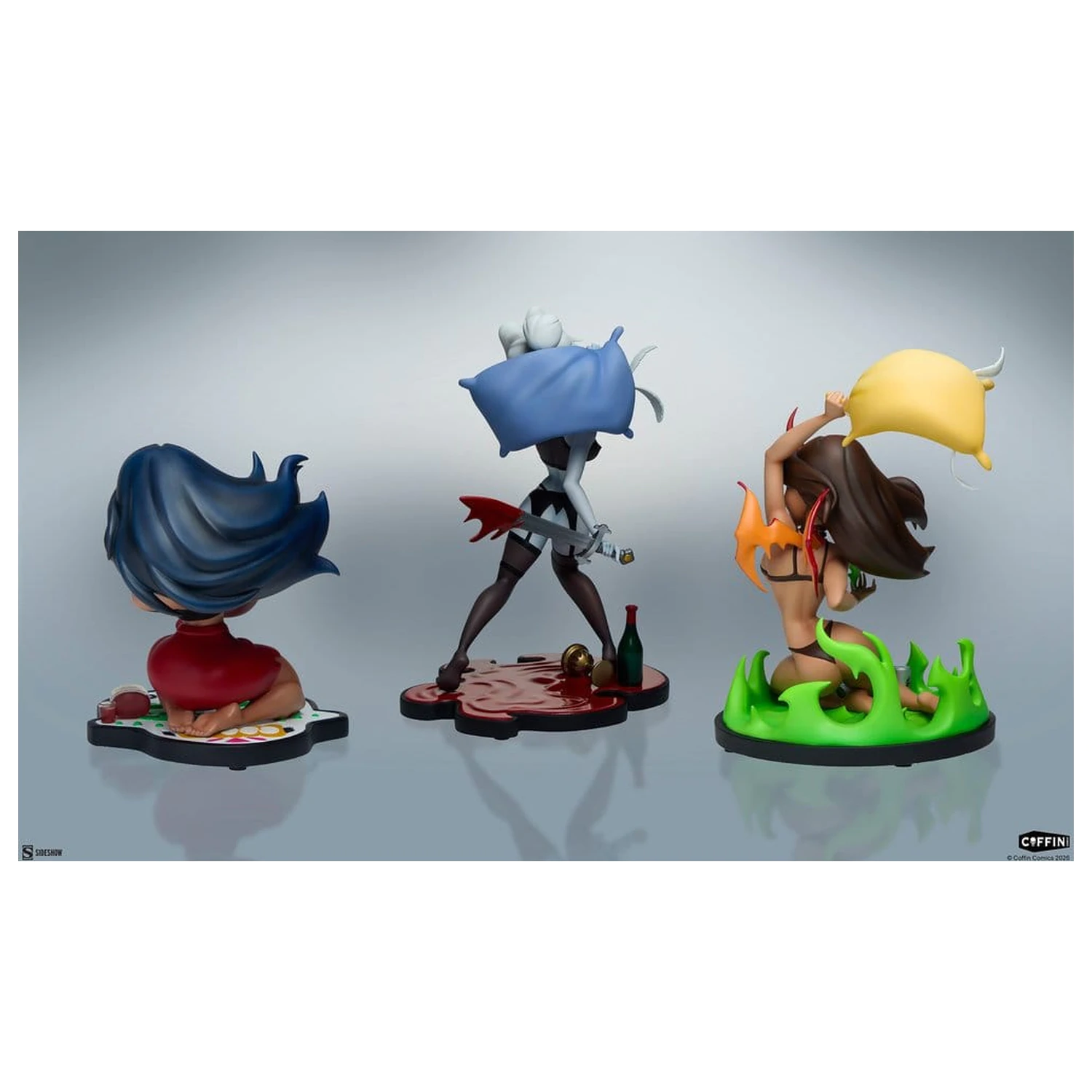 Coffin Comics Designer Statues Set Sleepover In Hell Figurki Designerów Zestaw Sleepover In Hell zdjęcie produktu