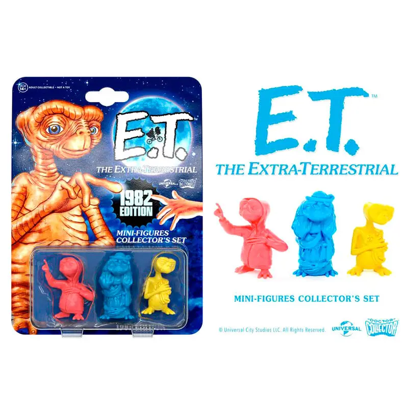 E.T. the Extra-Terrestrial Collector's Set Mini figurki 3-pak 1982 Edition 5 cm zdjęcie produktu