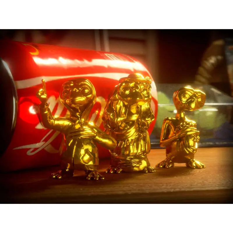 E.T. the Extra-Terrestrial Collector's Set Mini figurki zestaw 3 sztuk Golden Edition 5 cm zdjęcie produktu