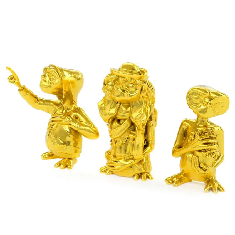 E.T. the Extra-Terrestrial Collector's Set Mini figurki zestaw 3 sztuk Golden Edition 5 cm zdjęcie produktu