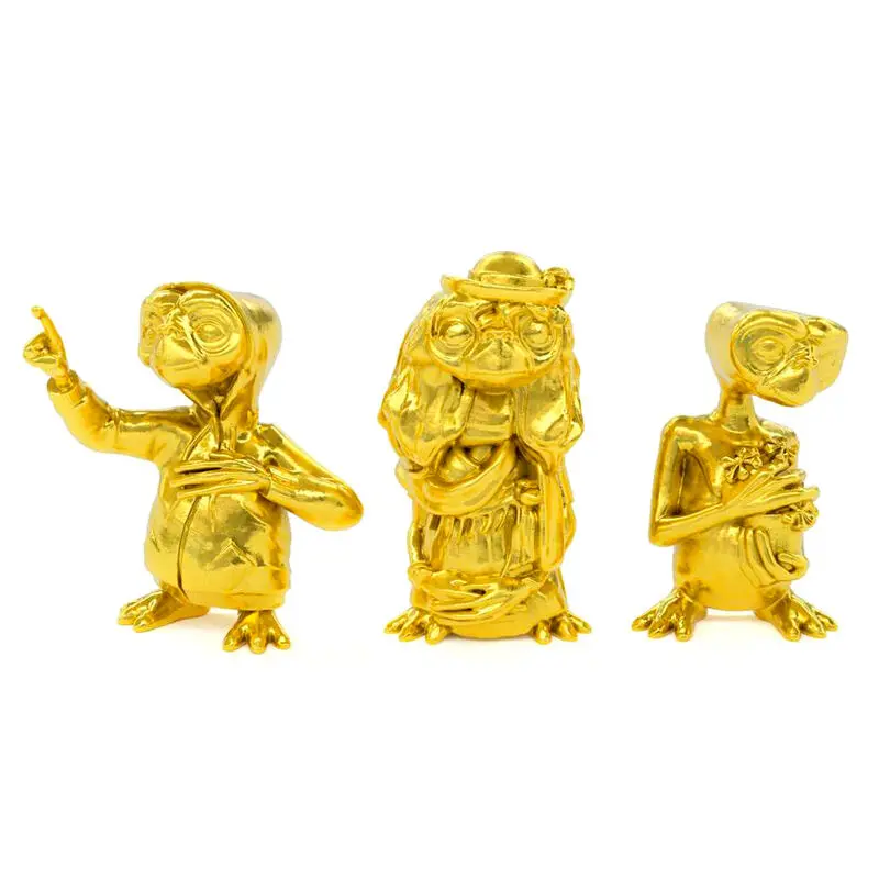 E.T. the Extra-Terrestrial Collector's Set Mini figurki zestaw 3 sztuk Golden Edition 5 cm zdjęcie produktu