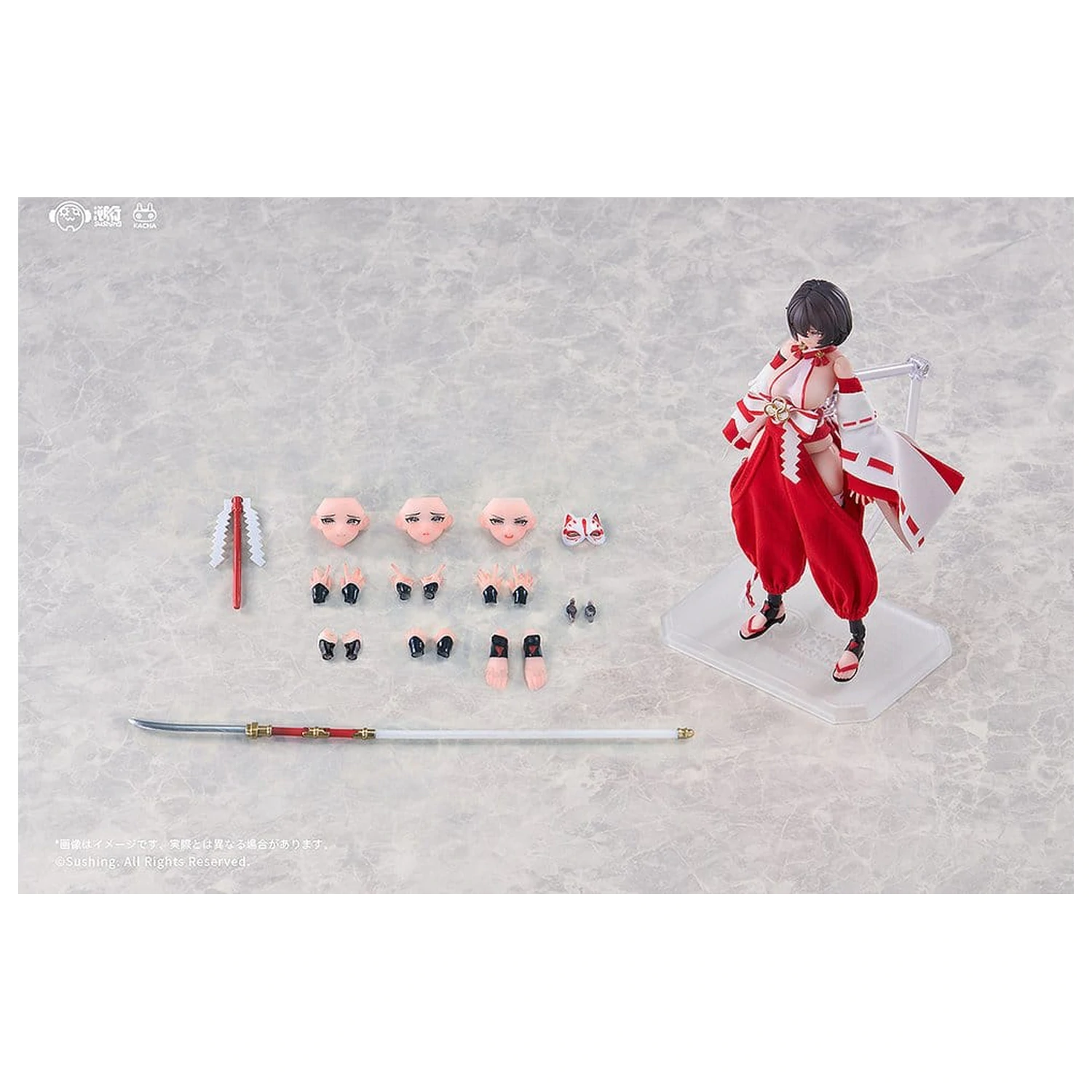 Figurka Combat Priestess Action Figure 1/12 Kikyou Uefuji 15 cm zdjęcie produktu