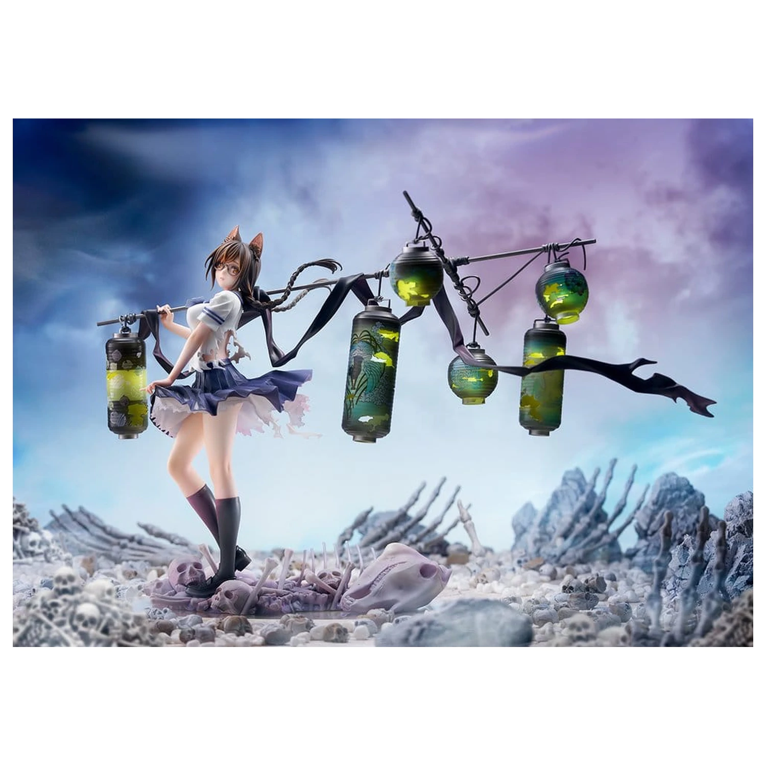 Komiks Bakemonogatari figurka PVC 1/7 Tsubasa Hanekawa 26 cm zdjęcie produktu