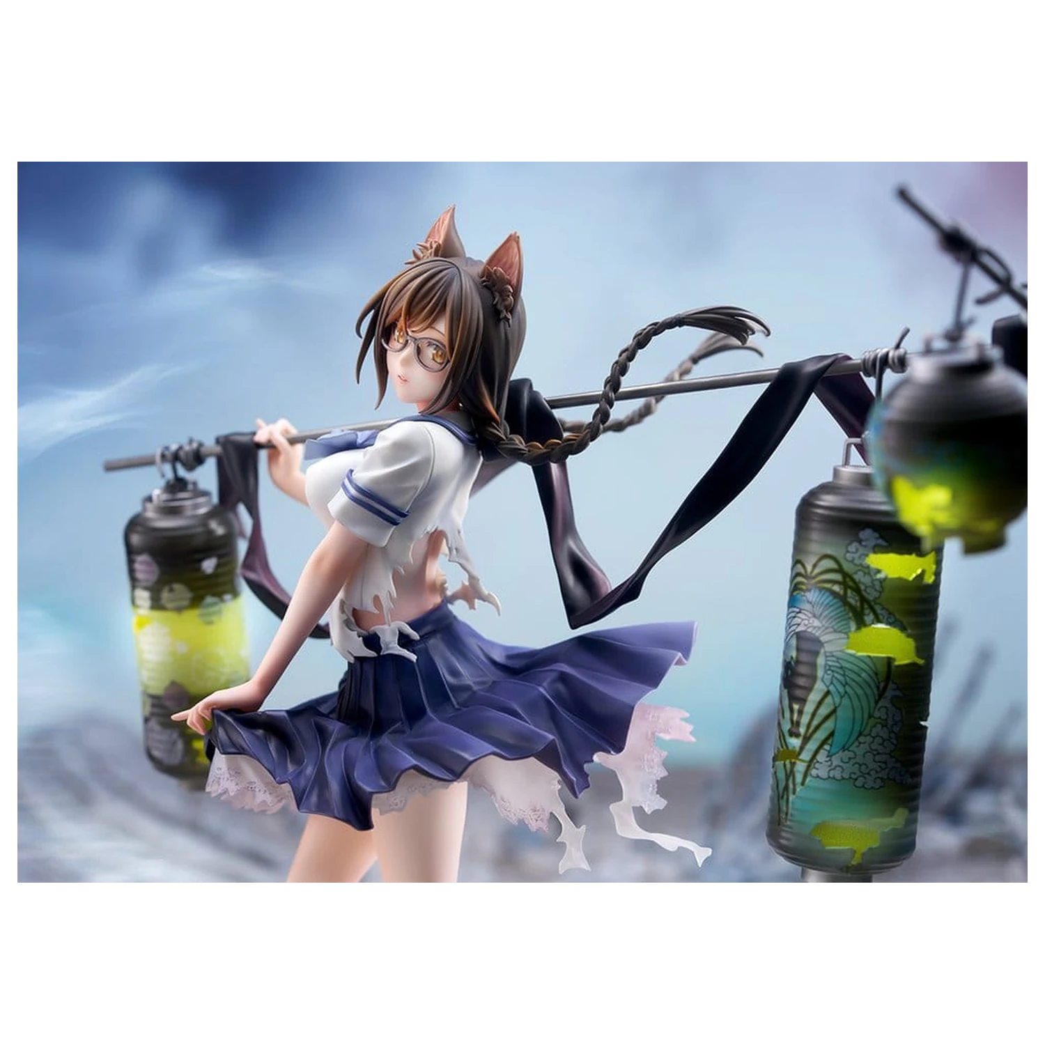 Komiks Bakemonogatari figurka PVC 1/7 Tsubasa Hanekawa 26 cm zdjęcie produktu