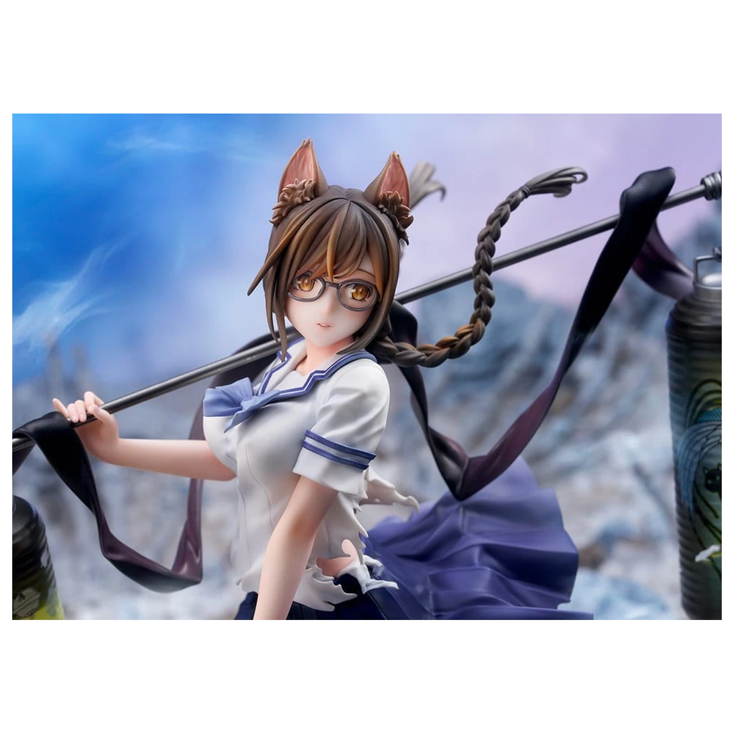 Komiks Bakemonogatari figurka PVC 1/7 Tsubasa Hanekawa 26 cm zdjęcie produktu