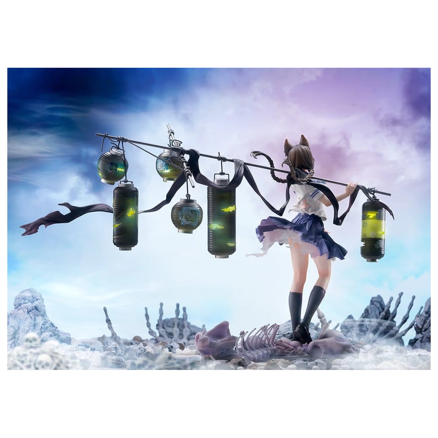 Komiks Bakemonogatari figurka PVC 1/7 Tsubasa Hanekawa 26 cm zdjęcie produktu