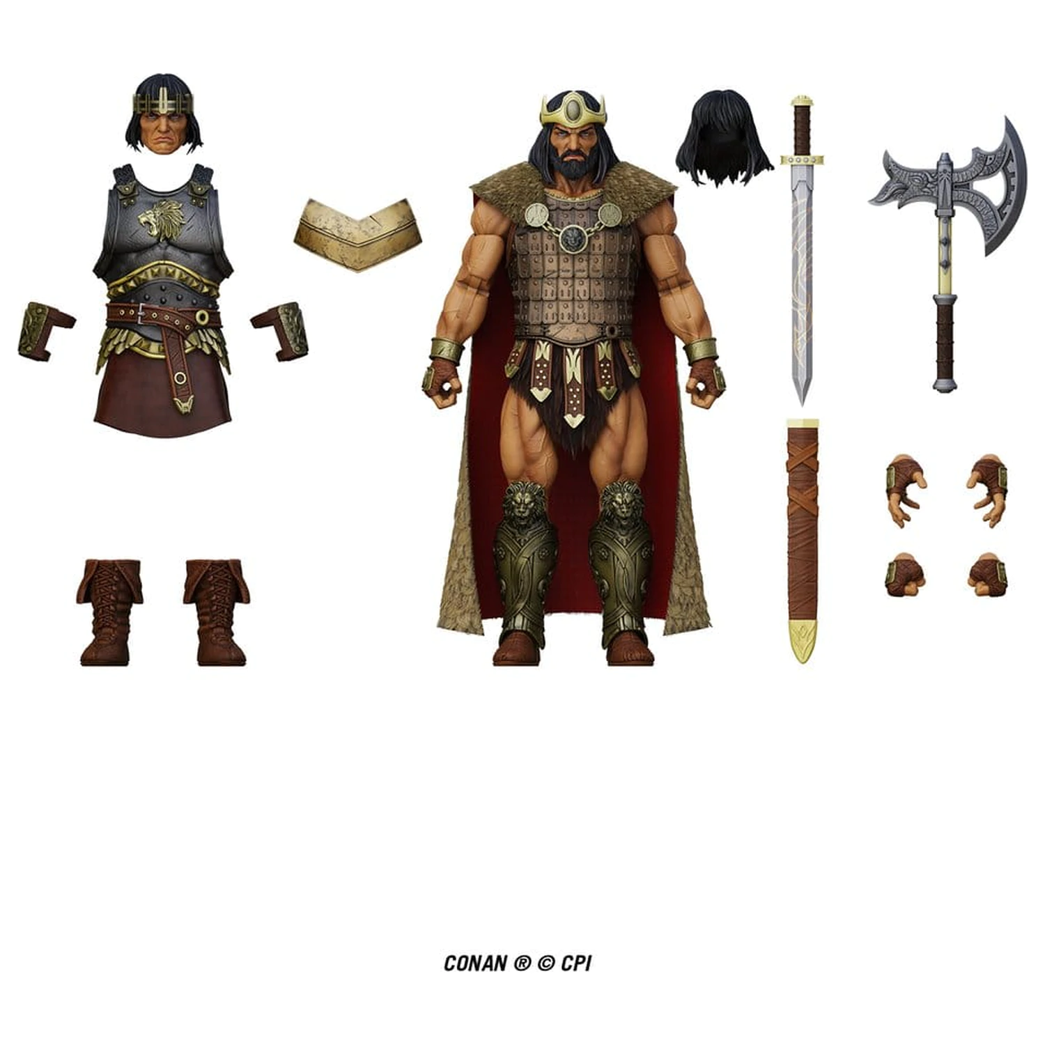 Conan Epic H.A.C.K.S. Figurka Akcji 1/12 King Conan: Ruler of Aquilonia zdjęcie produktu