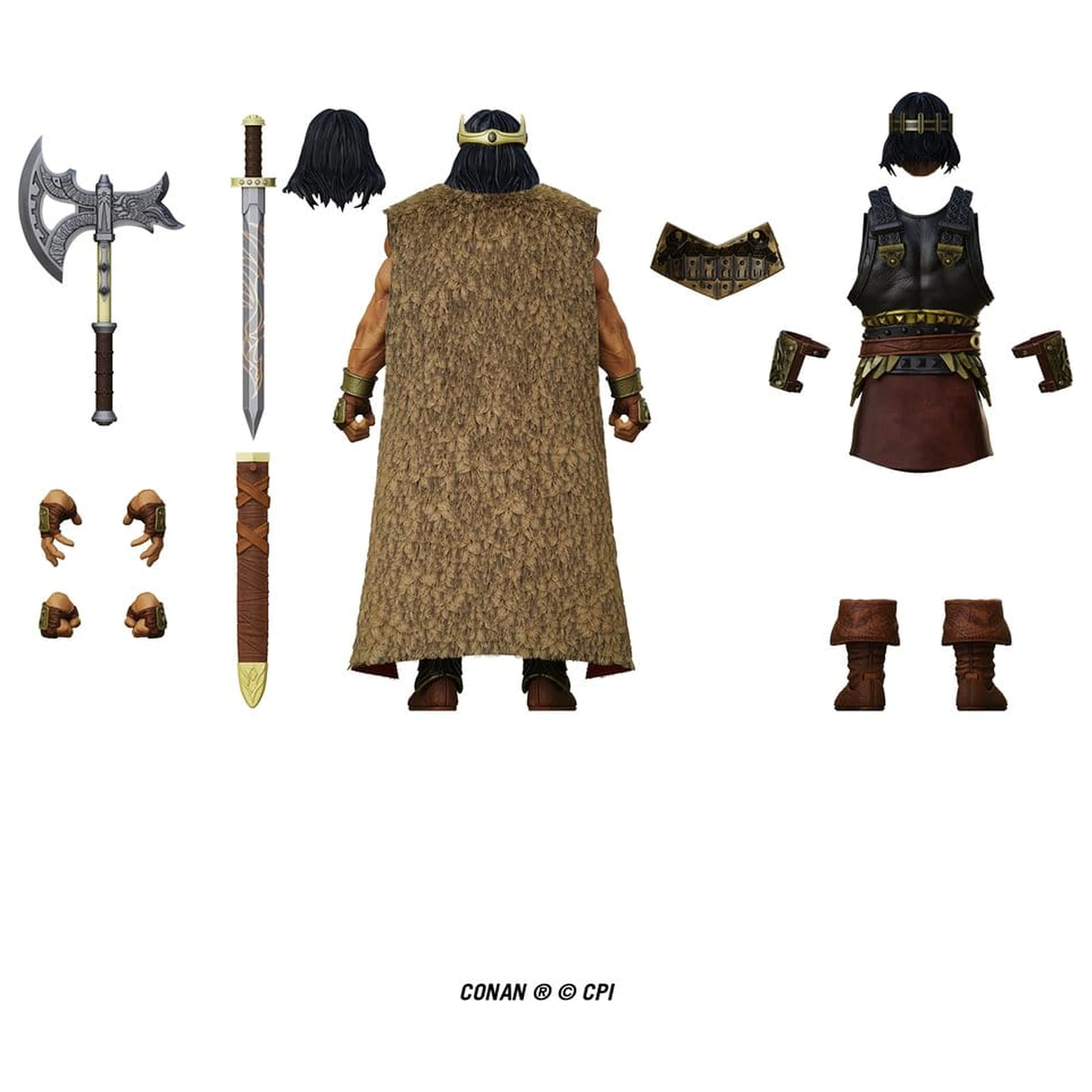 Conan Epic H.A.C.K.S. Figurka Akcji 1/12 King Conan: Ruler of Aquilonia zdjęcie produktu