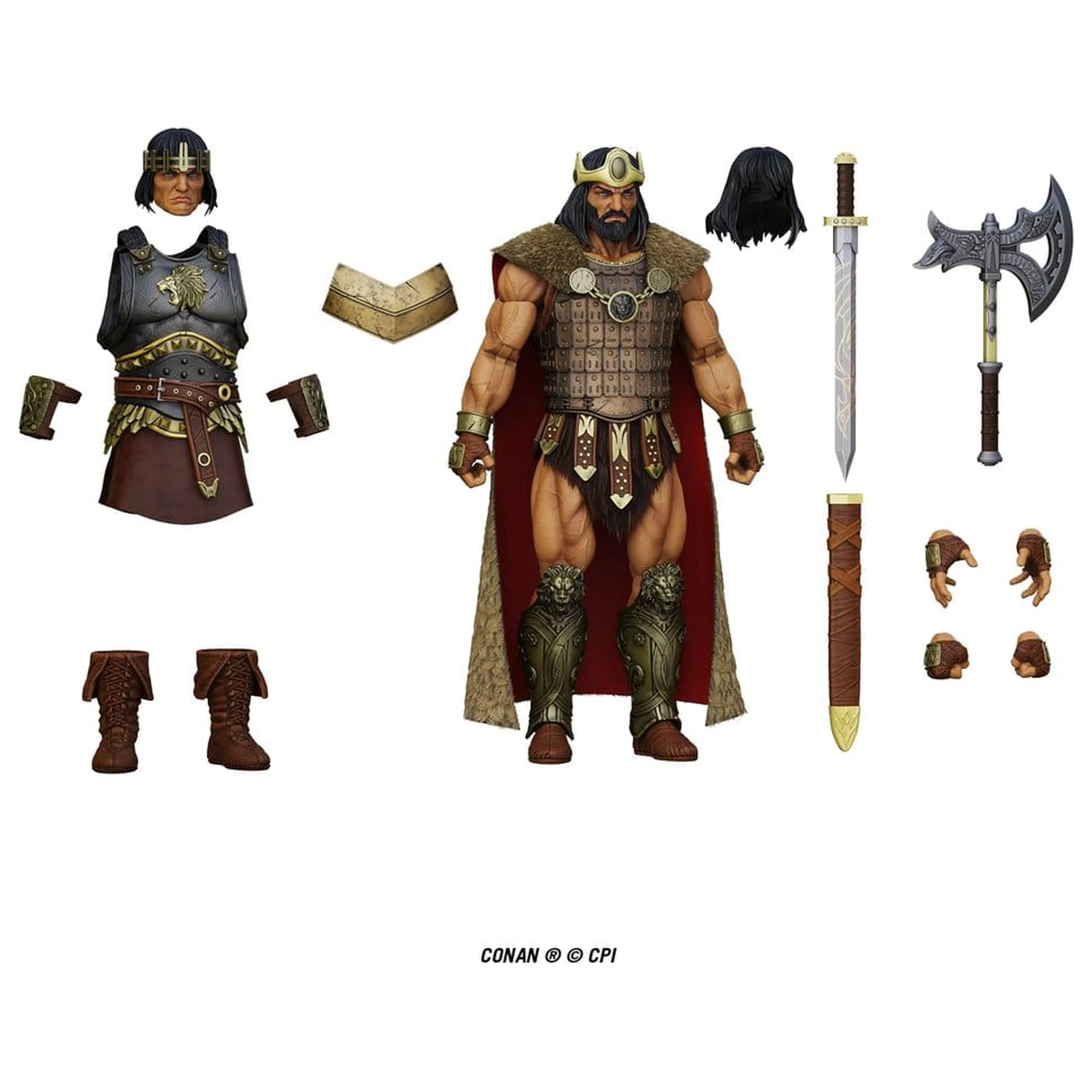 Conan Epic H.A.C.K.S. Figurka Akcji 1/12 King Conan: Ruler of Aquilonia zdjęcie produktu