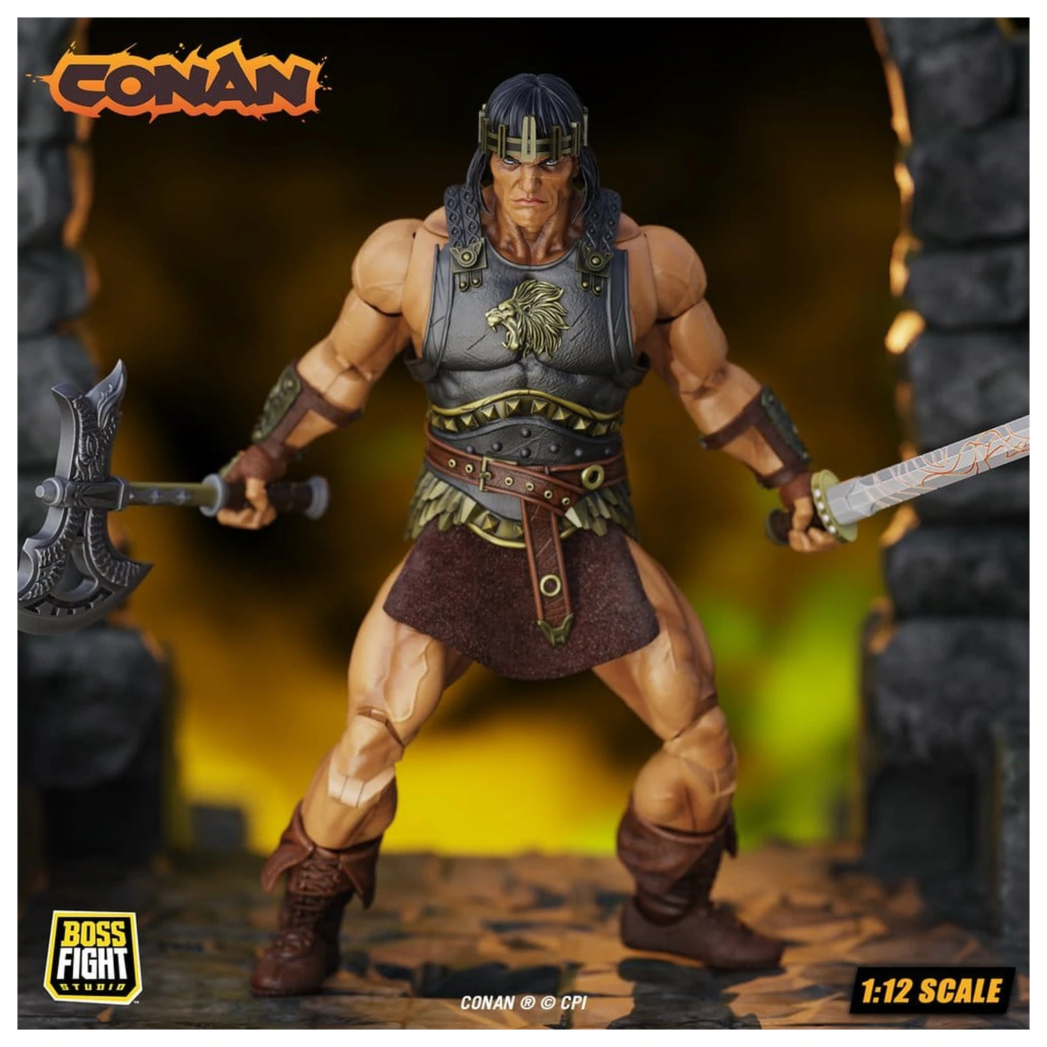 Conan Epic H.A.C.K.S. Figurka Akcji 1/12 King Conan: Ruler of Aquilonia zdjęcie produktu