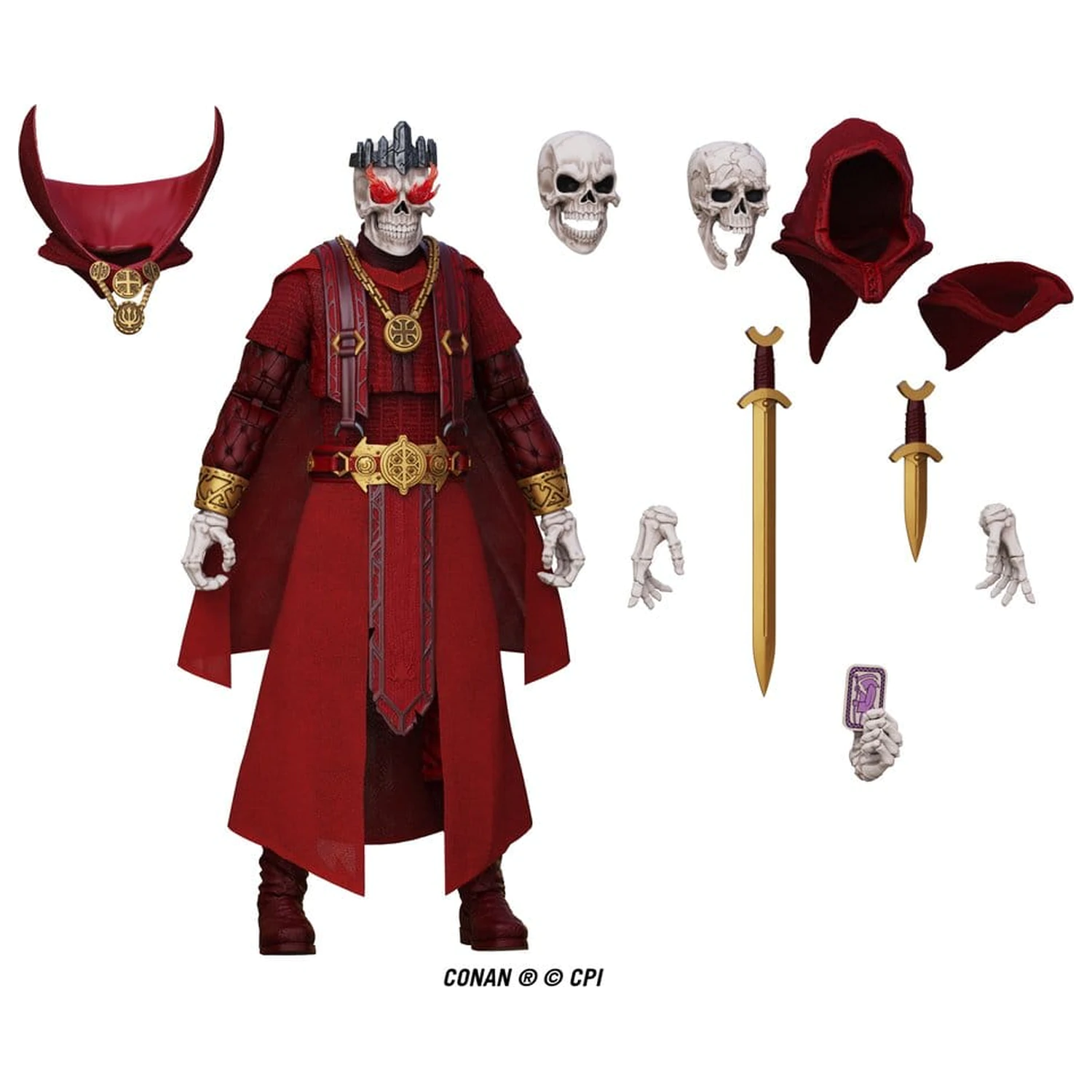 Conan Epic H.A.C.K.S. figurka akcji 1/12 Thulsa Doom: Undead Sorcerer zdjęcie produktu