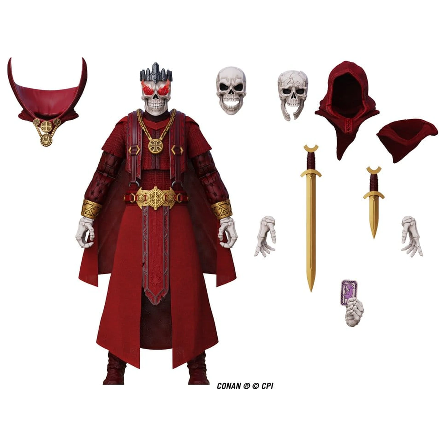 Conan Epic H.A.C.K.S. figurka akcji 1/12 Thulsa Doom: Undead Sorcerer zdjęcie produktu