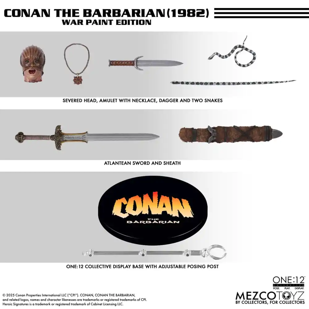 Conan Barbarzyńca Figurka Akcji 1/12 Conan (1982) 16 cm zdjęcie produktu