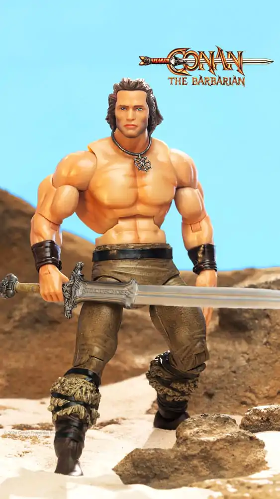 Conan Barbarzyńca 1982 Deluxe Figurka Akcji Conan Iconic Pose 18 cm zdjęcie produktu