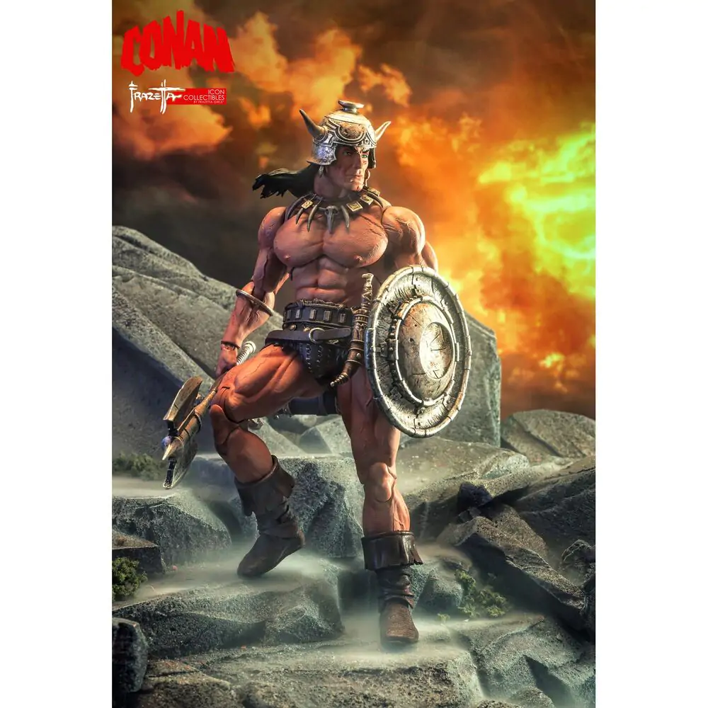 Conan Barbarzyńca Frazetta Icon figurka 17 cm zdjęcie produktu