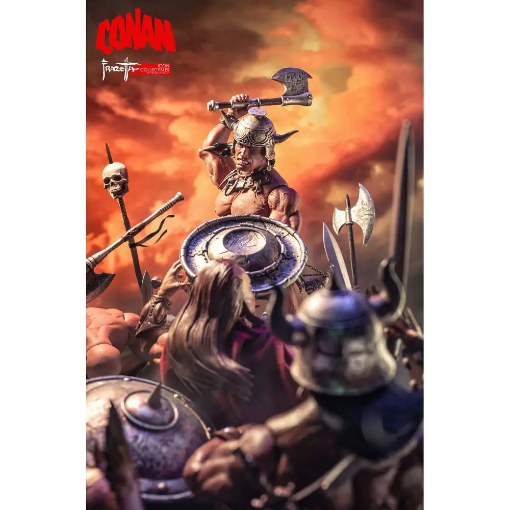 Conan Barbarzyńca Frazetta Icon figurka 17 cm zdjęcie produktu