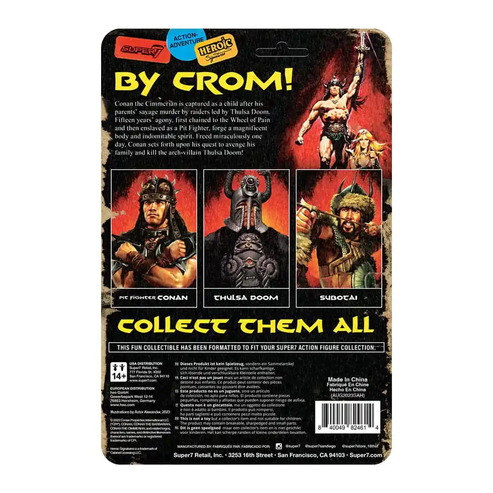 Conan Barbarzyńca ReAction Figurka Akcji Fala 01 Subotai 10 cm zdjęcie produktu