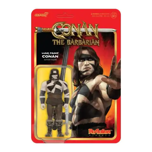 Conan Barbarzyńca ReAction Figurka Akcji Fala 02 Conan (War Paint) 10 cm zdjęcie produktu