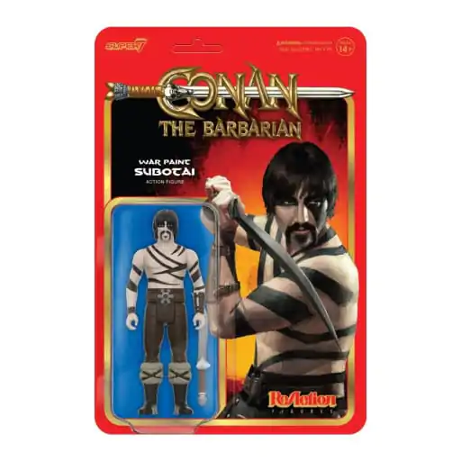 Conan Barbarzyńca ReAction Figurka Akcji Fala 02 Subotai (War Paint) 10 cm zdjęcie produktu