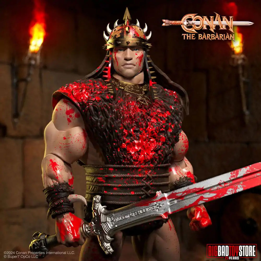 Conan the Barbarian Ultimates figurka akcji Conan Blood Soaked Pit Fighter 18 cm zdjęcie produktu