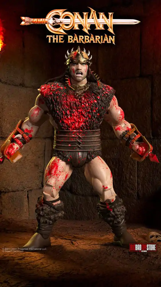 Conan the Barbarian Ultimates figurka akcji Conan Blood Soaked Pit Fighter 18 cm zdjęcie produktu