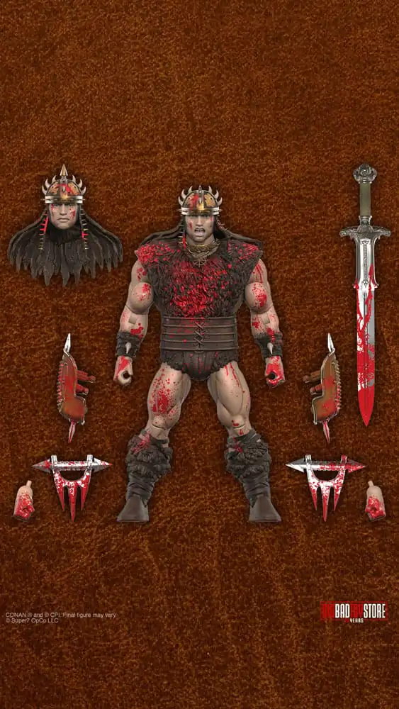 Conan the Barbarian Ultimates figurka akcji Conan Blood Soaked Pit Fighter 18 cm zdjęcie produktu