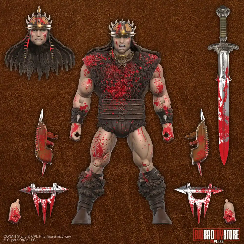 Conan the Barbarian Ultimates figurka akcji Conan Blood Soaked Pit Fighter 18 cm zdjęcie produktu