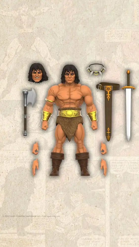 Conan Barbarzyńca Ultimates Figurka Akcji Conan Barbarzyńca 18 cm zdjęcie produktu