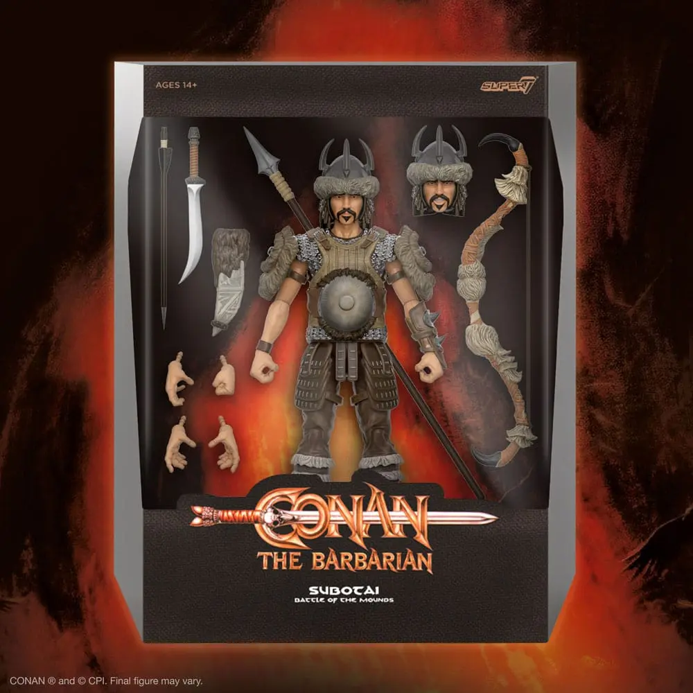 Conan Barbarzyńca Ultimates Figurka Akcji Subotai (Battle of the Mounds) 18 cm zdjęcie produktu