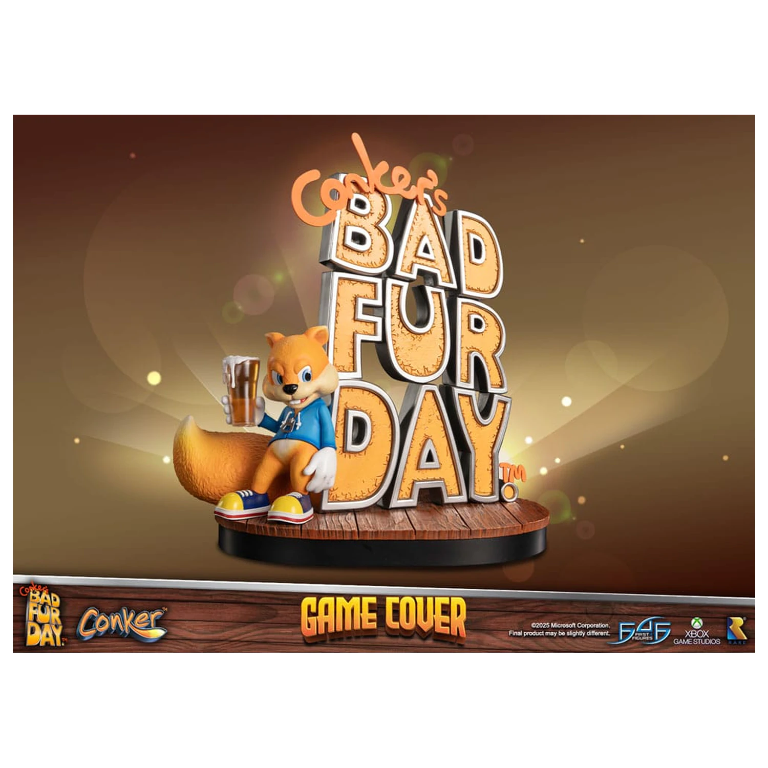 Conker's Bad Fur Day Statua Game Cover Exclusive Edition 45 cm zdjęcie produktu