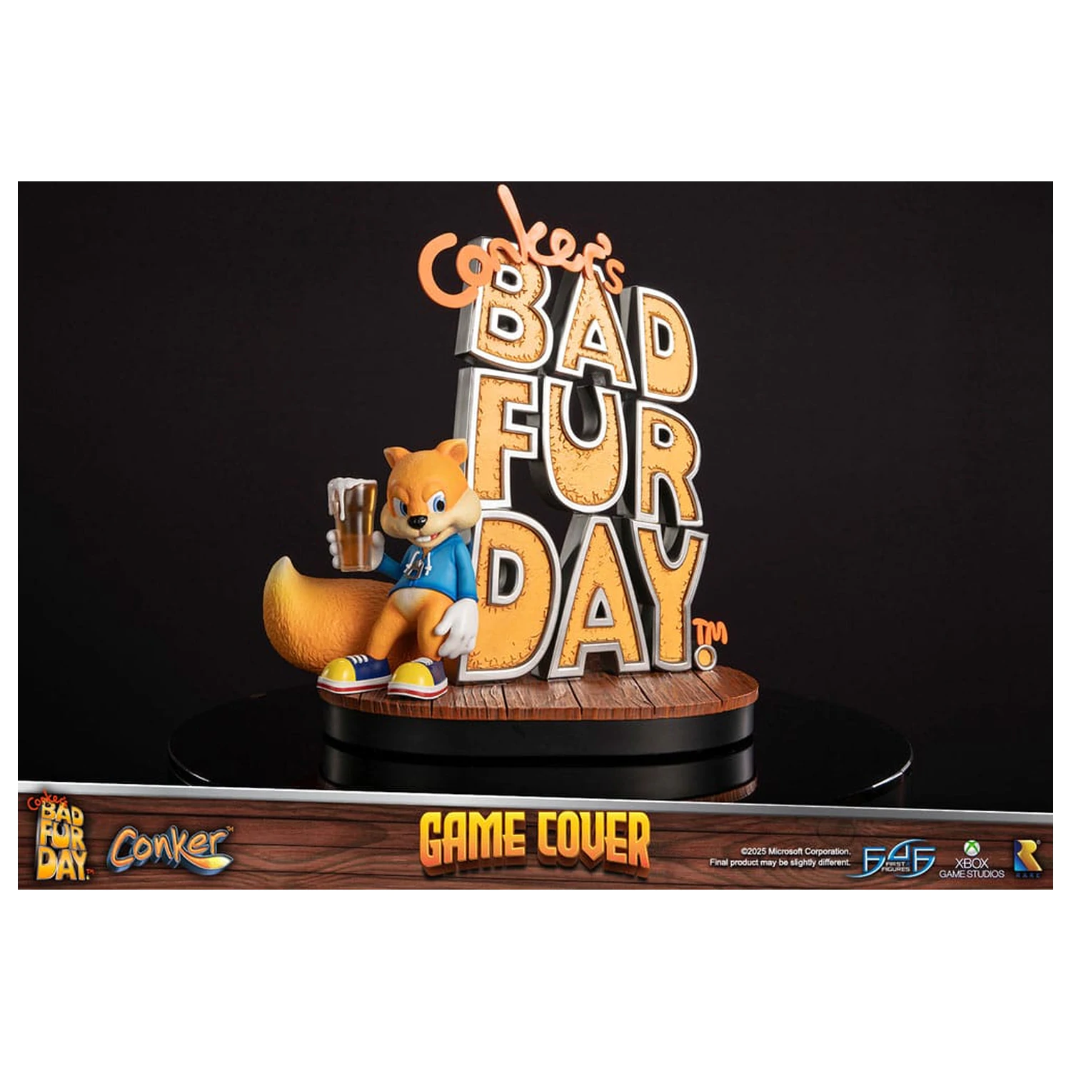 Conker's Bad Fur Day Statua Game Cover Exclusive Edition 45 cm zdjęcie produktu