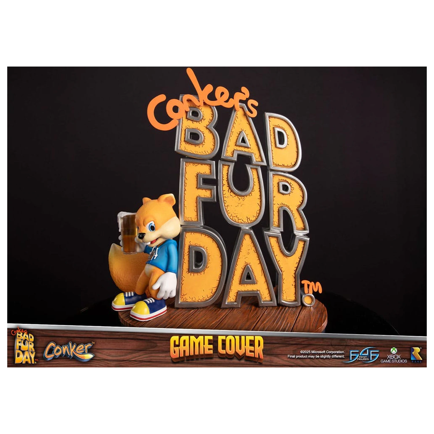 Conker's Bad Fur Day Statua Game Cover Exclusive Edition 45 cm zdjęcie produktu