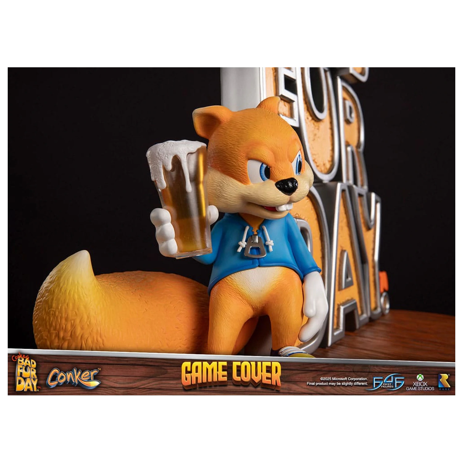 Conker's Bad Fur Day Statua Game Cover Exclusive Edition 45 cm zdjęcie produktu