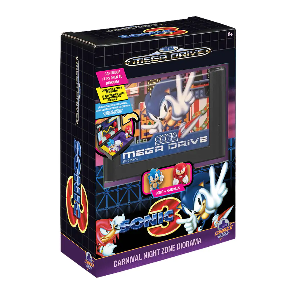 Console Heroes Sonic The Hedgehog 3 Mega Drive diorama zdjęcie produktu