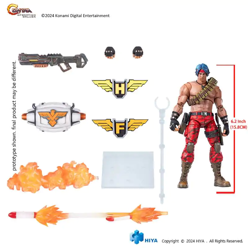 Contra: Operation Galuga Exquisite Podstawowa Figurka Akcji Lance Bean 16 cm zdjęcie produktu