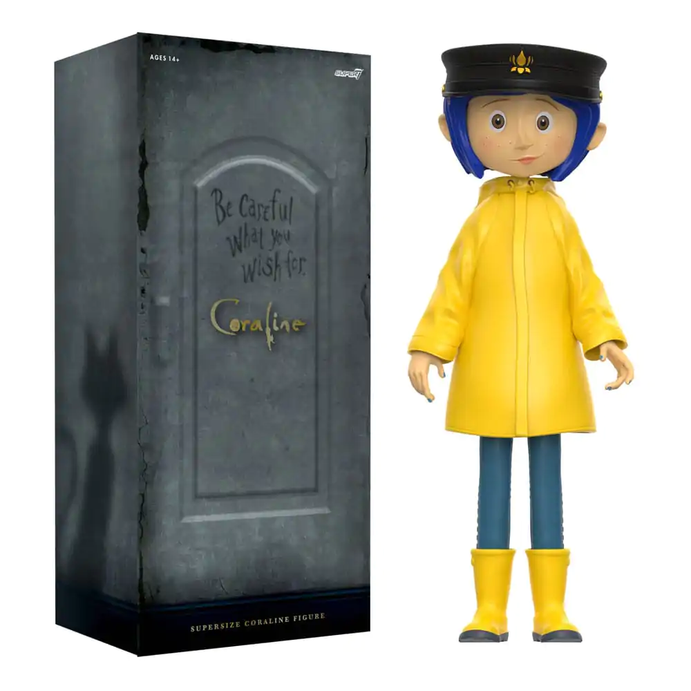 Coraline Supersize Winylowa Figurka Akcji Coraline z Kapeluszem (Button Eyes) 40 cm zdjęcie produktu