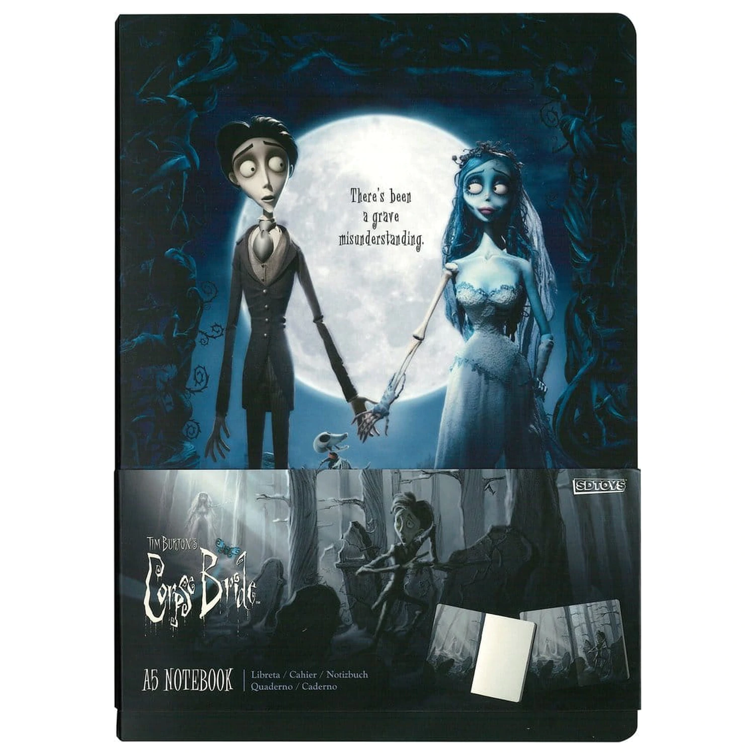 Corpse Bride zeszyt miękka oprawa Movie Poster 21 cm zdjęcie produktu