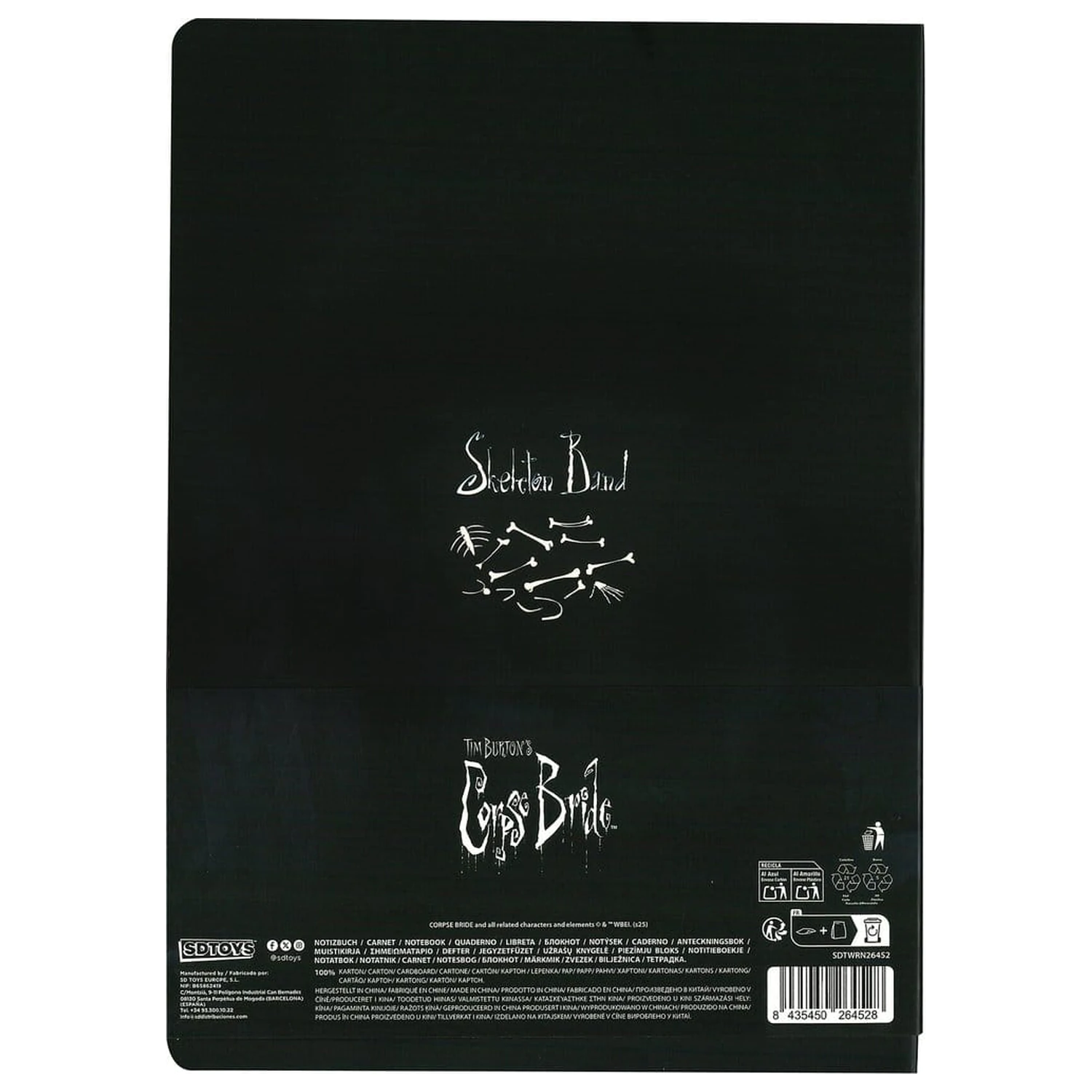 Corpse Bride Softcover Notebook Skeleton ver. B 21 cm zdjęcie produktu