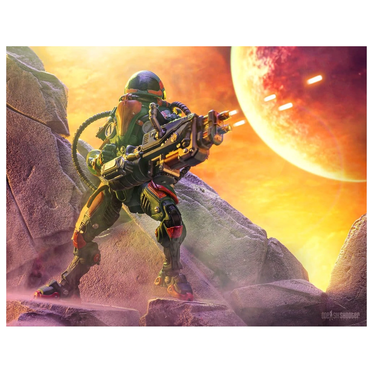 Figurka Cosmic Legions Action Figure T.U.5.C.C. Heavy Gunner zdjęcie produktu