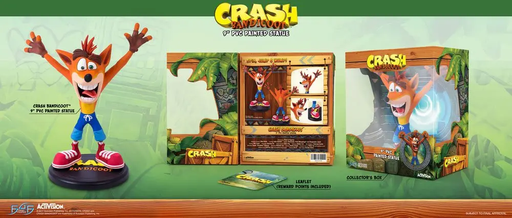 Crash Bandicoot N. Sane Trilogy Statua PVC Crash Bandicoot 23 cm zdjęcie produktu