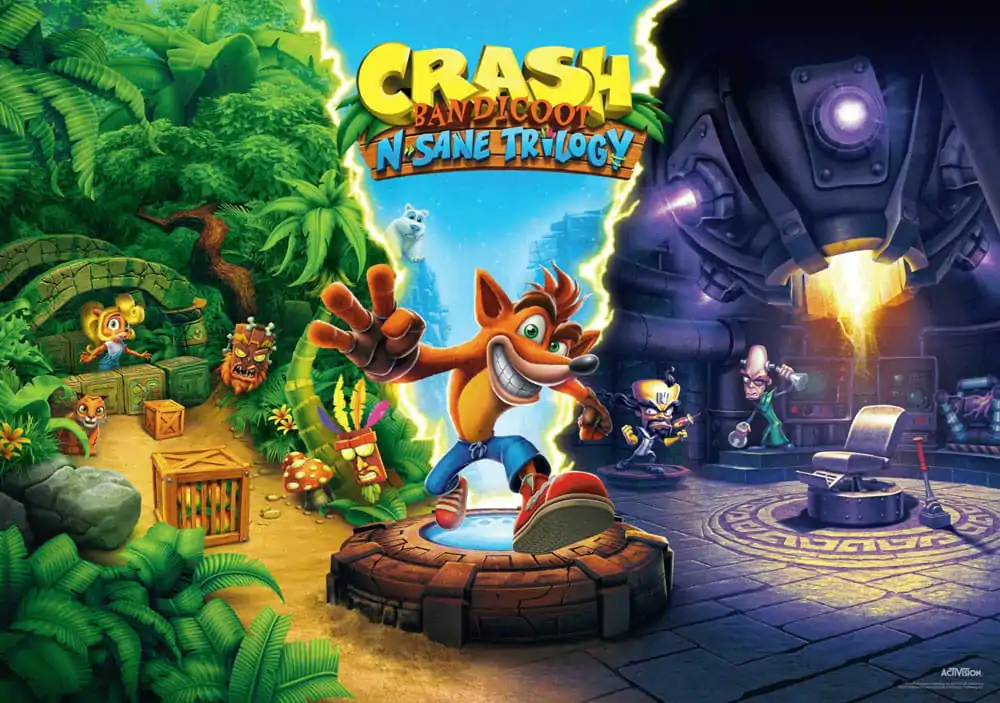 Puzzle Crash Bandicoot N Sane Trilogy (1000 elementów) zdjęcie produktu