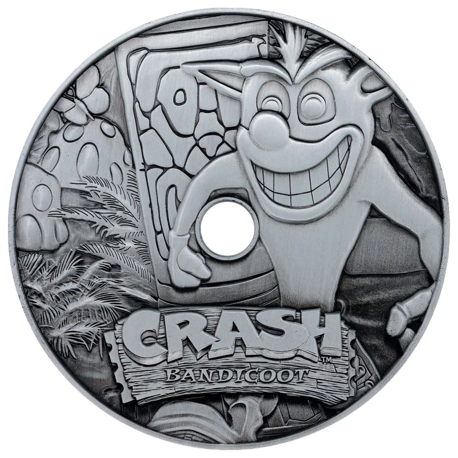 Crash Bandicoot Replika Metal CD-ROM Kolekcjonerska Edycja Limitowana 11 cm zdjęcie produktu