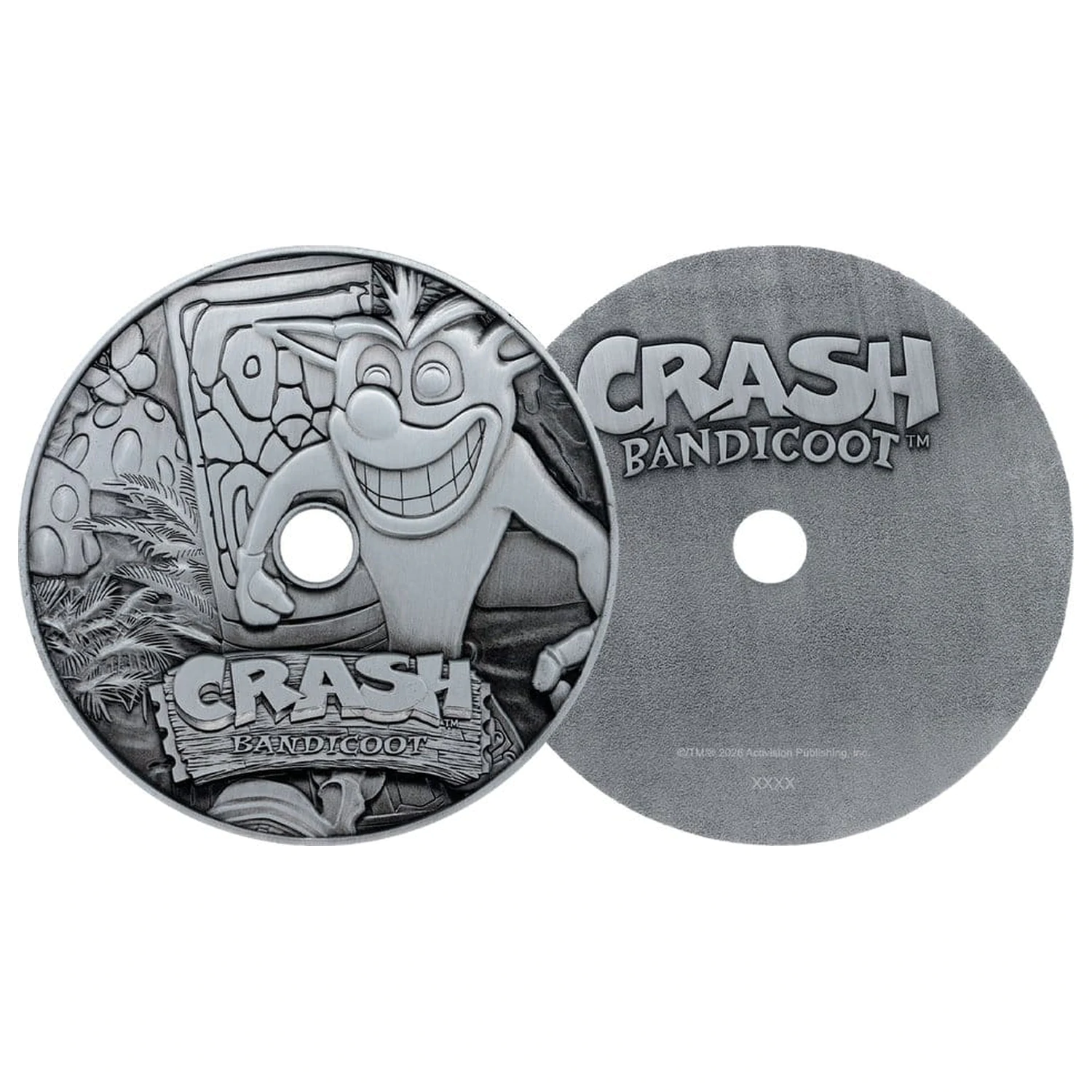 Crash Bandicoot Replika Metal CD-ROM Kolekcjonerska Edycja Limitowana 11 cm zdjęcie produktu