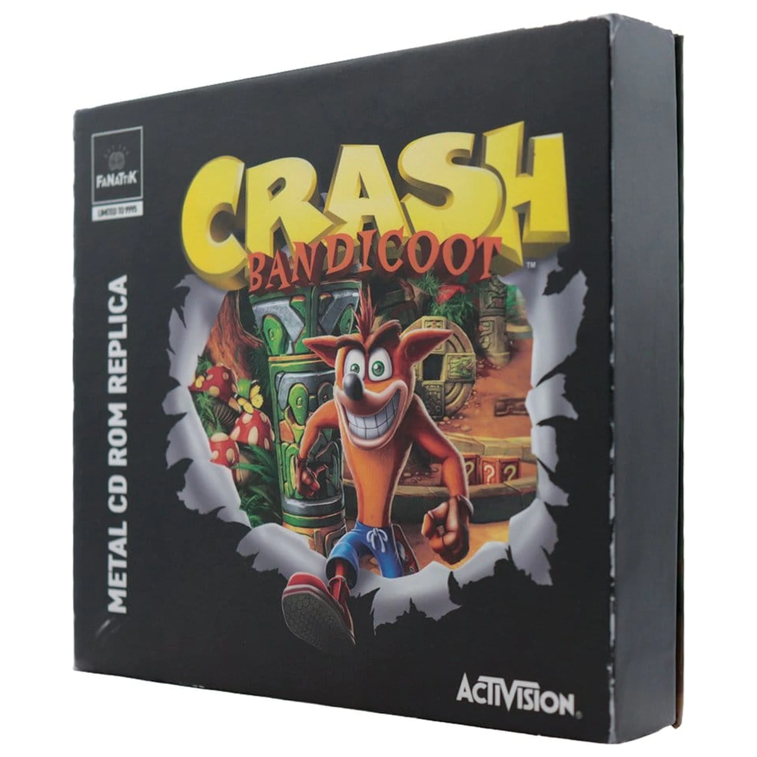 Crash Bandicoot Replika Metal CD-ROM Kolekcjonerska Edycja Limitowana 11 cm zdjęcie produktu