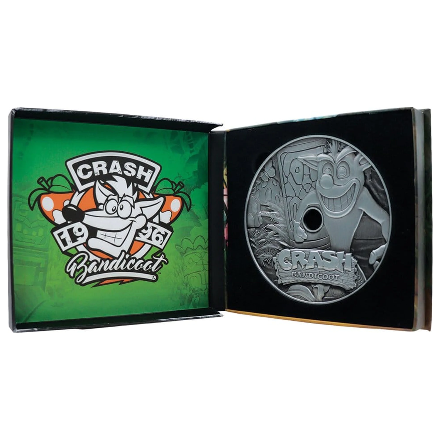 Crash Bandicoot Replika Metal CD-ROM Kolekcjonerska Edycja Limitowana 11 cm zdjęcie produktu