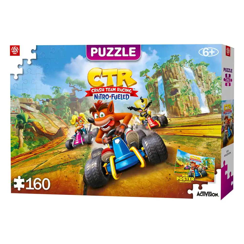 Crash Bandicoot Puzzle dla Dzieci Team Racing Nitro-Fueled (160 elementów) zdjęcie produktu