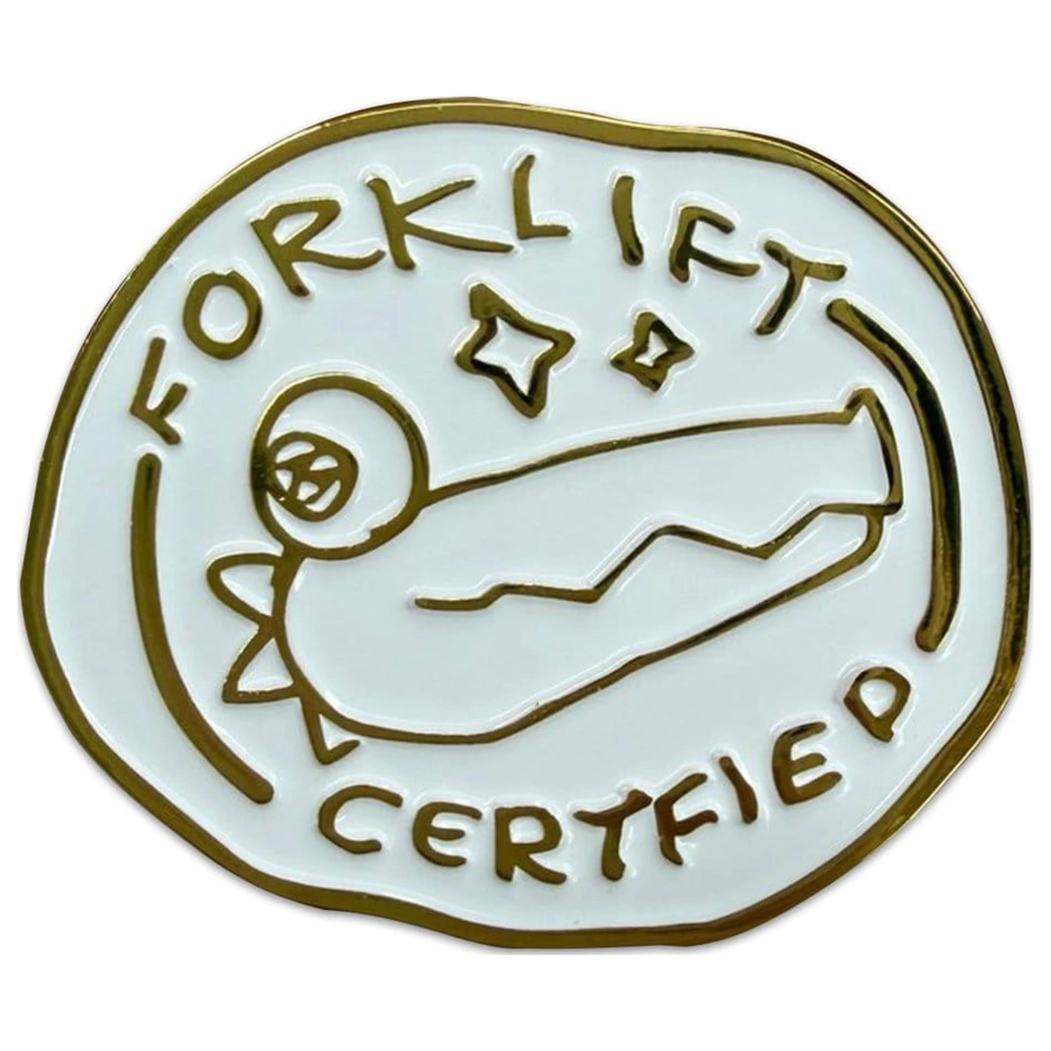 Crashout Crew Pin Badge Forklift Certified zdjęcie produktu