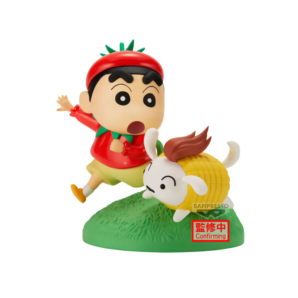 Figurka Crayon Shinchan Shinnosuke w kostiumie warzywnym 10 cm zdjęcie produktu